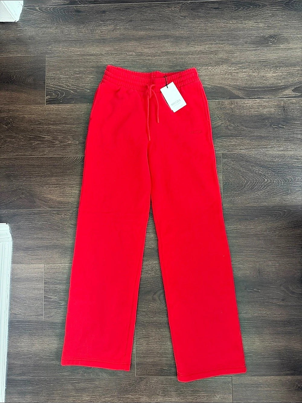 Cozy Sweatfleece Boyfriend Wide Sweatpant—TALL XXS